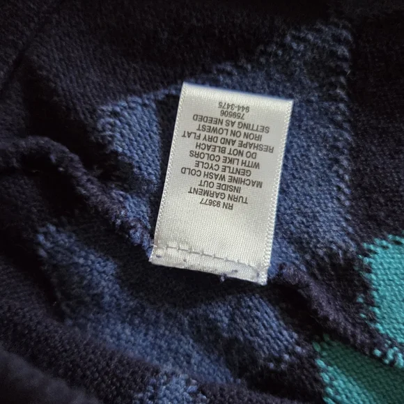 Liz Claiborne Rainbow Colorful Cardigan Knit Womens Plus Size 2X 100% Cotton Y2K - Picture 6 of 9